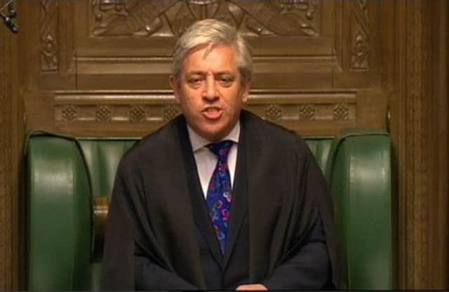 Speaker John Bercow is among those who have been pushing for better remuneration. Picture: PA