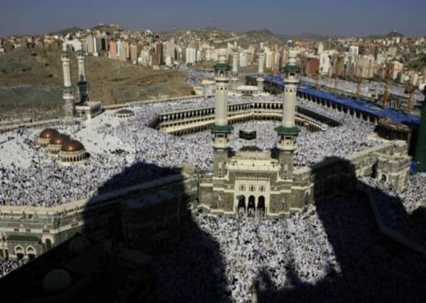 The crash happened during a pilgrimage to Mecca. Picture: AFP
