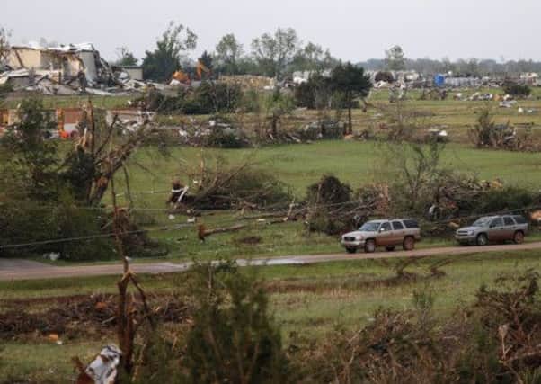 The tornadoes caused havoc in Oklahoma. Picture: AP