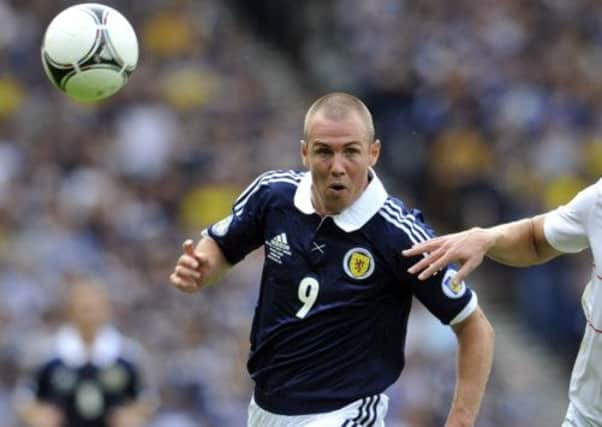 Former Rangers striker Kenny Miller in action for Scotland. Picture: Robert Perry