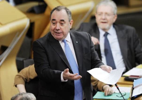 First Minister Alex Salmond unveiled the funding earlier today. Picture: Greg Macvean