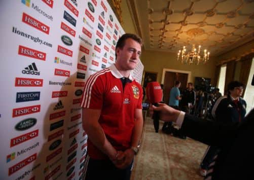 Stuart Hoggs biggest problem with the tour so far is looking after the British and Irish Lions mascot. Picture: Getty