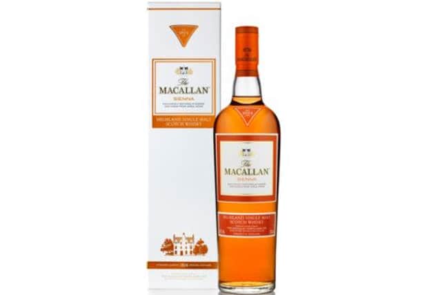 You could be in with a chance of winning a bottle of the Macallan Sienna