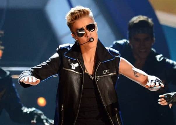 Justin Bieber seemed unaffected by the loss of his monkey at this weekend's Billboard awards. Picture: Getty