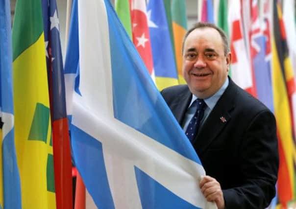 Alex Salmond unveiled the roles in Glasgow today. Picture: PA