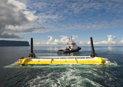 AQUAMARINE POWER
Oyster Wave energy machine in operation at Billia Croo Stromness Orkney.