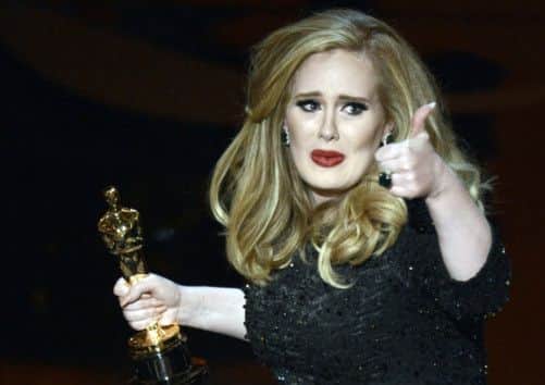 Adele: One of the artists on Sony's roster. Picture: Getty