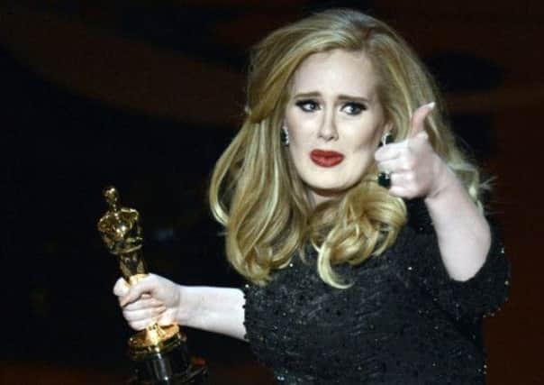 Adele: One of the artists on Sony's roster. Picture: Getty