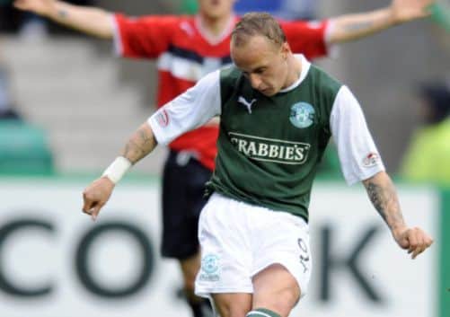 John Collins says Leigh Griffiths has the potential to play in the English Premier League. Picture: Jane Barlow