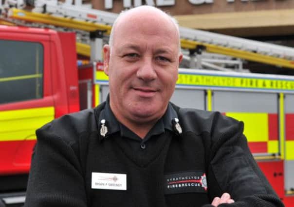 Strathclyde Fire and Rescue chief fire officer Brian Sweeney retired and returned to his post. Picture: Robert Perry