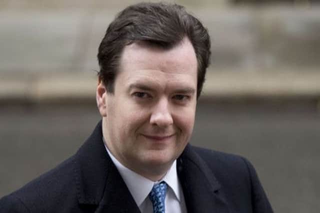 George Osborne: optimism that the economy is healing. Picture: AFP