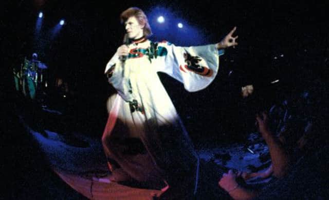 Kimono cmon: Bowie in his glam rock pomp. Picture: Getty Images