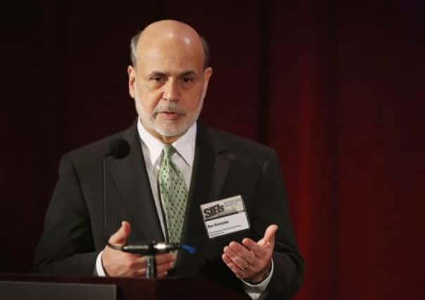 Ben Bernankes comments on money printing to Congress sparked a sharp decline in global equity markets. Picture: Getty
