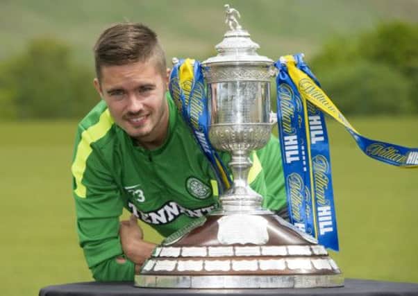 Mikael Lustig is chasing the first senior cup of his career against Hibs at Hampden this Sunday. Picture: Alan Harvey SNS