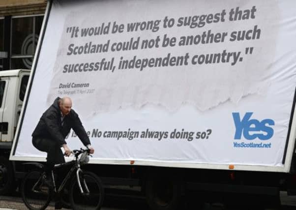 Treasury analysis suggesting an independent Scotland would be weaker is a 'tendentious and mendacious'. Picture: Getty