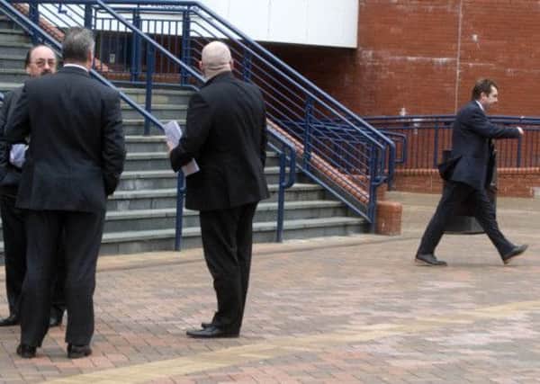 SFL chief executive David Longmuir leaves Hampden after the meeting. Picture: SNS