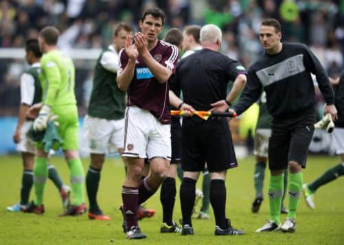 John Sutton: 12 goals in 50 appearances for Hearts. Picture: SNS
