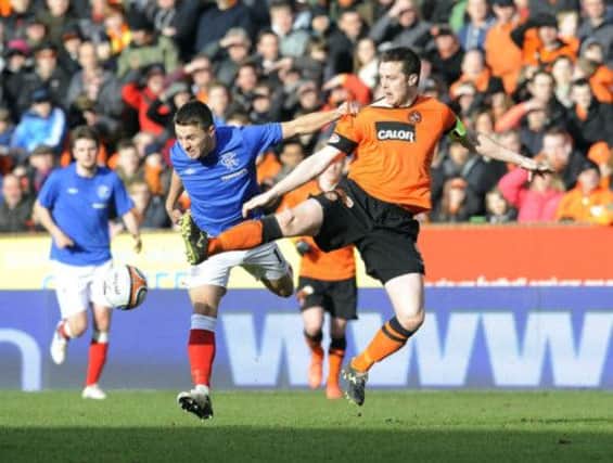 Jon Daly in action against Rangers earlier this season. Picture: Phil Wilkinson