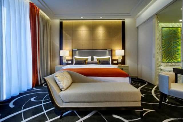 A Waldorf Astoria suite in Berlin. Picture: Contributed
