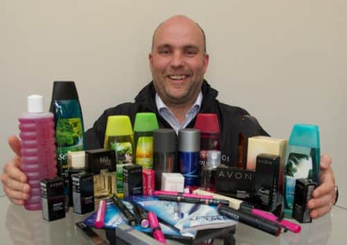 Douglas Ruffhead, based in Dunfermline, is an advanced team leader for Avon and said he was attracted by the potential earnings and flexible hours. Picture: Joey Kelly