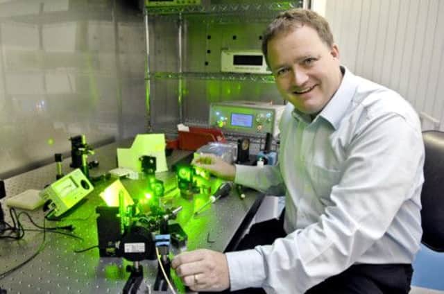 Graeme Malcolm, chief executive of M Squared, is excited by the research tie-up with Fraunhofer. Picture: Contributed