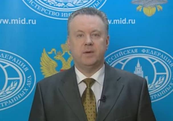 Syria must talk,said Alexander Lukashevich. Picture: Contributed
