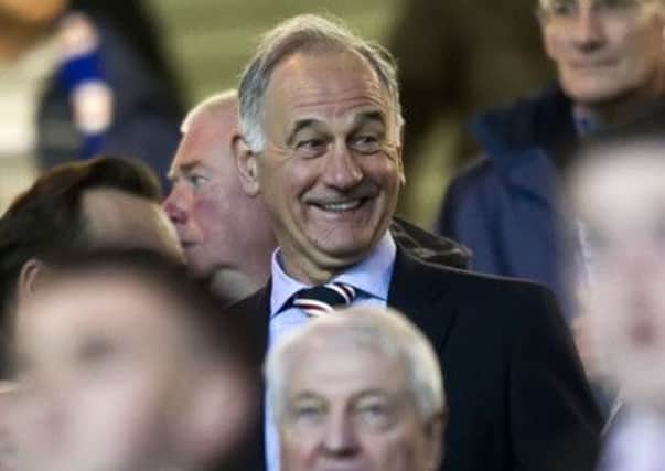 All smiles for former Rangers owner Charles Green. Picture: SNS
