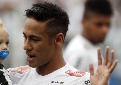 Barcelona are favourites to land Brazilian Neymar. Picture: Reuters