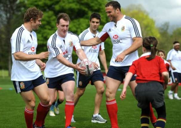 HSBC Cubs train with The British & Irish Lions squad. Picture: Getty