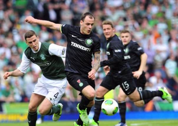Anthony Stokes was voted Scottish Cup man of the match. Picture: Robert Perry