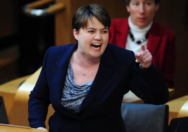 Scottish conservative leader Ruth Davidson at FMQs in January. Picture: TSPL