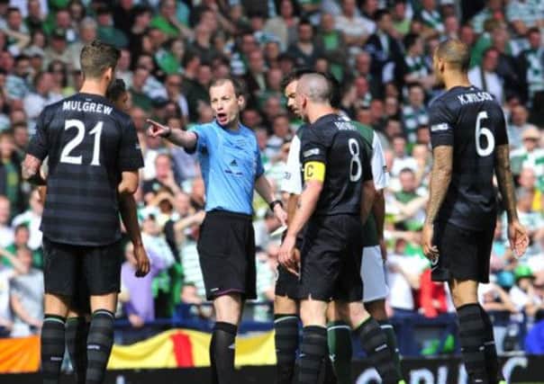 Willie Collum lays down the law. Picture: Robert Perry