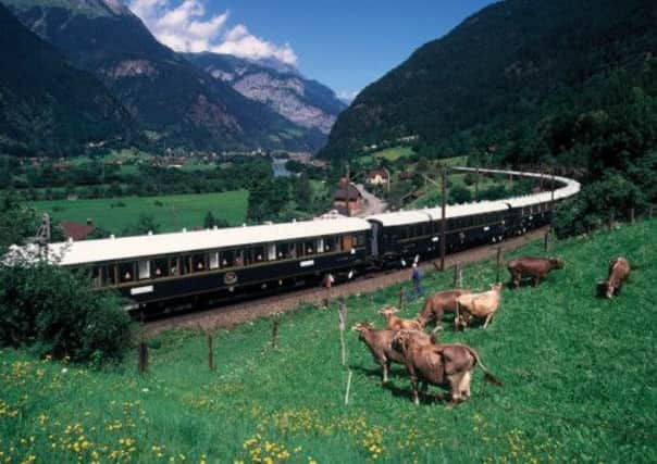 Venice Simplon Orient-Express in Lucerne, Switzerland.