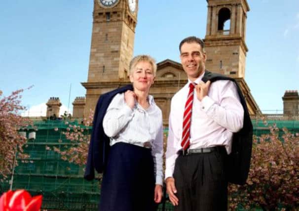 Chief executive officer Alistair Graham and founder Heather Wylie. Picture: Contributed