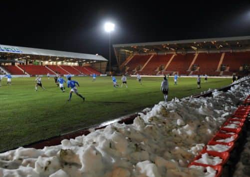 Dunfermline's East End Park stadium. Picture: TSPL