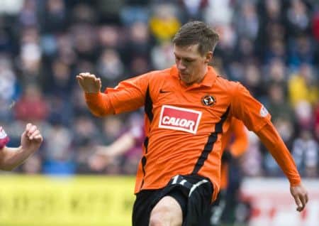Barry Douglas in action for United in 2011. Picture: Ian Georgeson