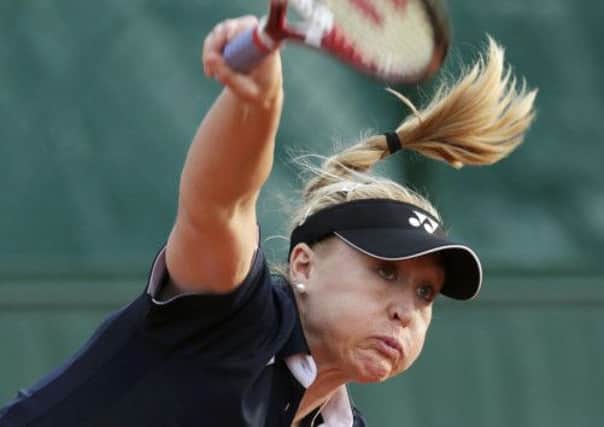 Elena Baltacha started brightly against Marina Erakovic. Picture: Philippe Wojazer/Reuters