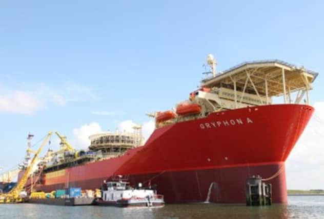 The Gryphon Alpha, a floating production facility in the North Sea operated by Maersk. Picture: Contributed