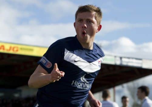 Richard Brittain gave Ross County fans plenty to smile about. Picture: SNS