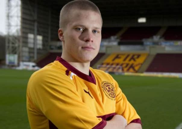 Motherwell striker Henrik Ojamaa has been the subject of two failed bids from Lech Poznan. Picture: SNS