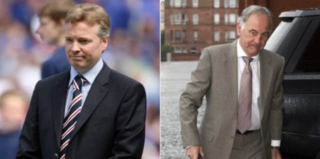 Craig Whyte and Charles Green: No links found by report. Pictures: SNS/PA