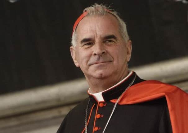 Cardinal O'Brien has been praised for making a positive contribution on behalf of the Catholic Church. Picture: Bill Henry/TSPL