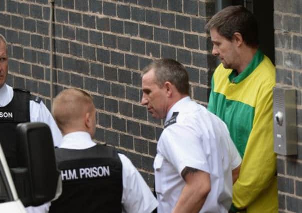 Mark Bridger is taken from Mold Magistrates Court after he was found guilty. Picture: Getty