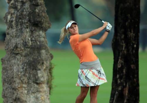 Scottish Ladies' Open champion Carly Booth has never played Muirfield, but breaking the men-only tradition in some clubs could create a boost for golf. Picture: Getty