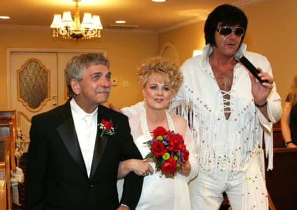 Hopefully not Heartbreak Hotel for one couple tieing the knot with Elvis in Las Vegas. Picture: Getty