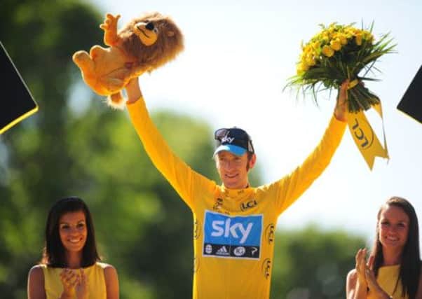 Bradley Wiggins won the Tour de France in 2012. Picture: PA
