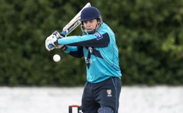 Freddie Coleman playing for the Saltires against Surrey in the YB40 at the Grange last month. Picture: SNS