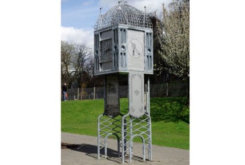 Singer Factory Clock Clydebank Singer factory clock artwork unveiled