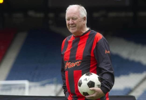 Craig Brown, promoting an event at Hampden yesterday, recalled being sent to the stand during a match in Zagreb. Picture: SNS