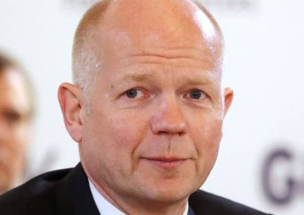 William Hague: Keynote speech. Picture: PA